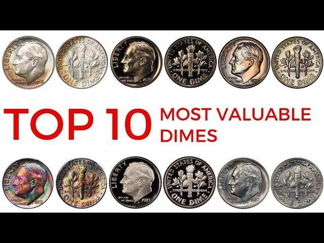 TOP 10 MOST VALUABLE DIMES IN CIRCULATION – Rare Roosevelt Dimes in Your Pocket Change Worth Money