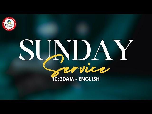  1030am English || Sunday Service || Pas. Sammy Thangiah || FGAG CHURCH || Indiranagar