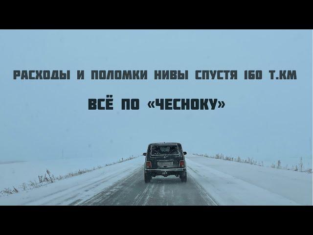 Расходы и поломки Нивы спустя 160 т.км.! Честный отзыв.