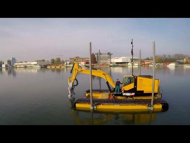 Земснаряд-амфибия DRAGFLOW серии DRM | Dragflow Amphibious Dredger