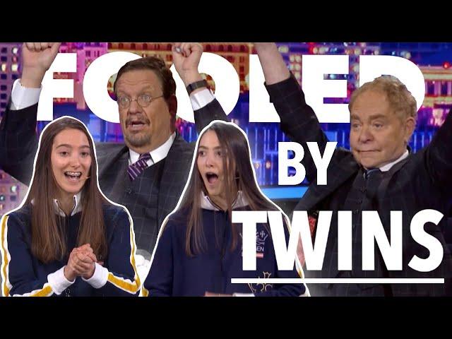 First ever TWIN FOOLERS | Penn & Teller Fool Us Season 9 | The Van Hargen Twins