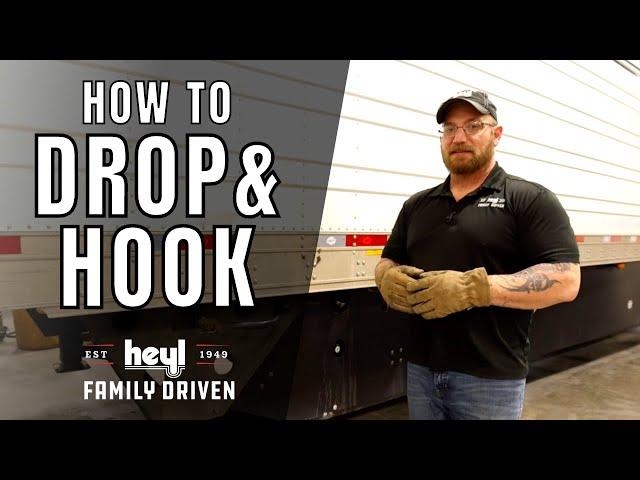 How to Drop and Hook a Semi Trailer (EASY!)