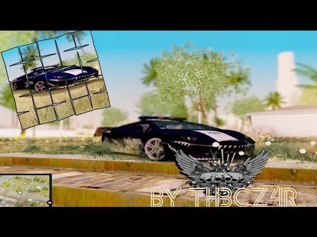 GTA SA - Lamborghini Aventador LP700 De La Policia Federal By Th3Cz4r !