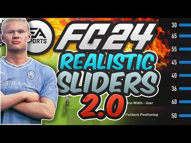 EA FC 24  Realistic Sliders 2.0 