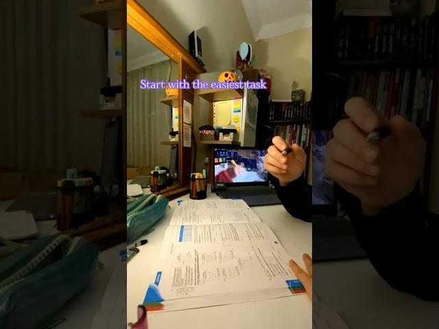 How to study when you're tired •#fypシ #shorts #studytips #motivation #students•