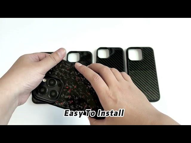 iPhone 15 real carbon fibre phone case