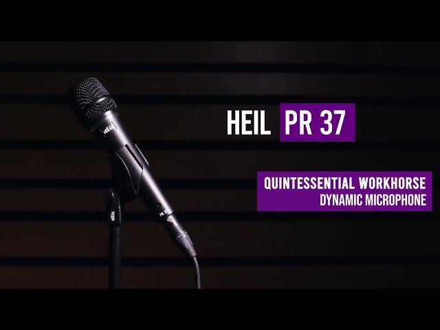 Heil Sound PR 37 Dynamic Microphone for Live Sound and Vocal Recording