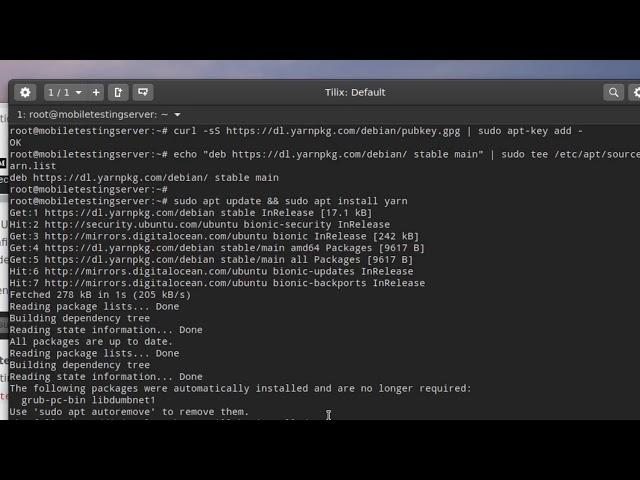 Installing Yarn in Linux  (Ubuntu/Debian/Mint) via Terminal  -- Tekraze