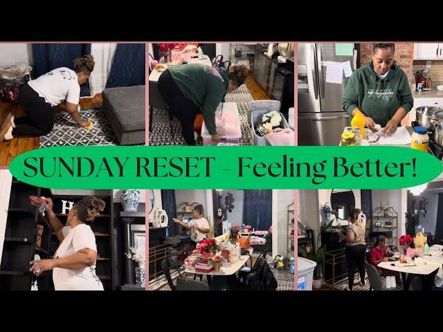 *NEW* SUNDAY RESET | FINALLY FEELING BETTER FROM NOROVIRUS | DECOR TAKEDOWN AND CLEAN