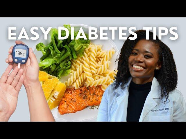 Nutrition Tips for Diabetes Prevention with Nijya the Dietitian