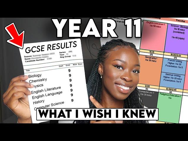 YEAR 11 TIPS | WHAT I WISH I KNEW - GRADE 9 GCSE ADVICE