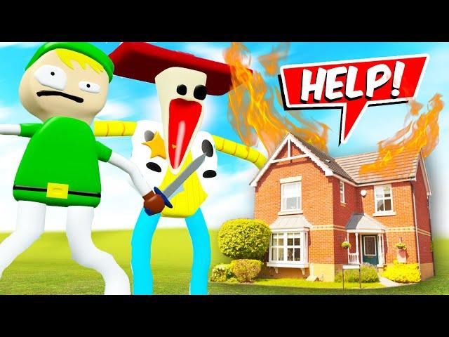 3D MEMES vs DESTRUCTIBLE HOUSE (Garry's Mod)