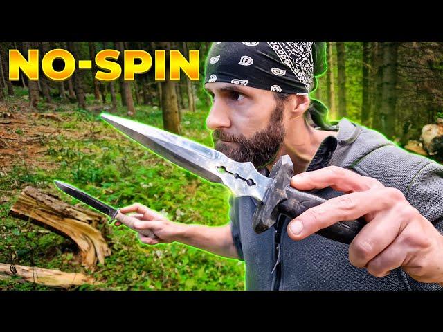 NO SPIN Knife Throwing (With World Champion Adam Celadin)