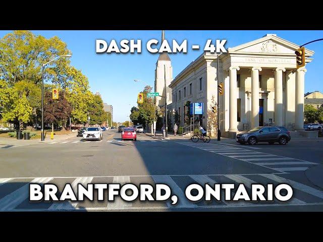  Explore Brantford, Ontario in Stunning 4K! Discover Historic Sites and Riverside Beauty ️