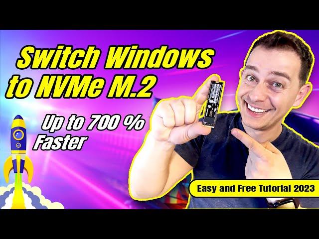 How to Transfer Windows from SSD to NVMe M2 for free - Tutorial 2023