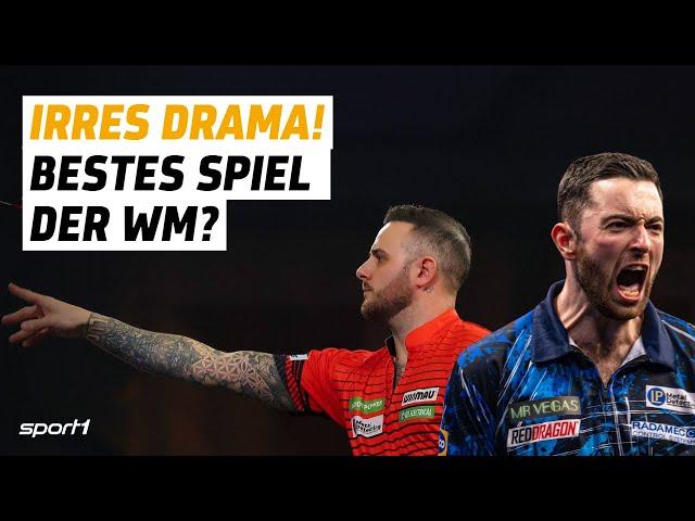 Kompletter Wahnsinn! Das verrückteste Leg der Darts-WM