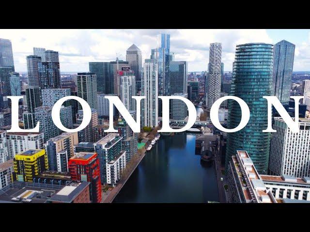 [4K] London City by Drone | 1 Hour | Relaxing