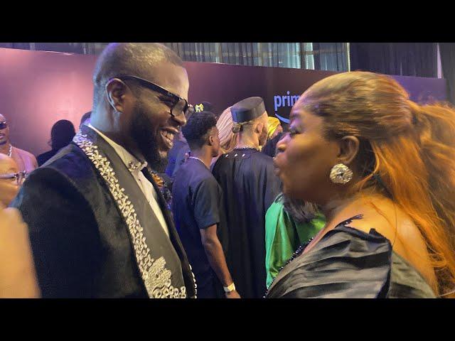 FUNKE AKINDELE AND EX-HUSBAND JJC DANCE TOGETHER AT SHE MUST BE OBEYED MOVIE PREMIERE