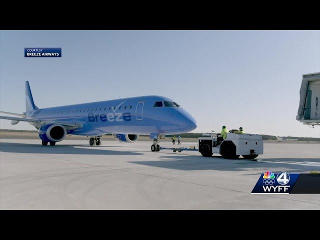 Breeze airways coming to South Carolina's GSP International Airport