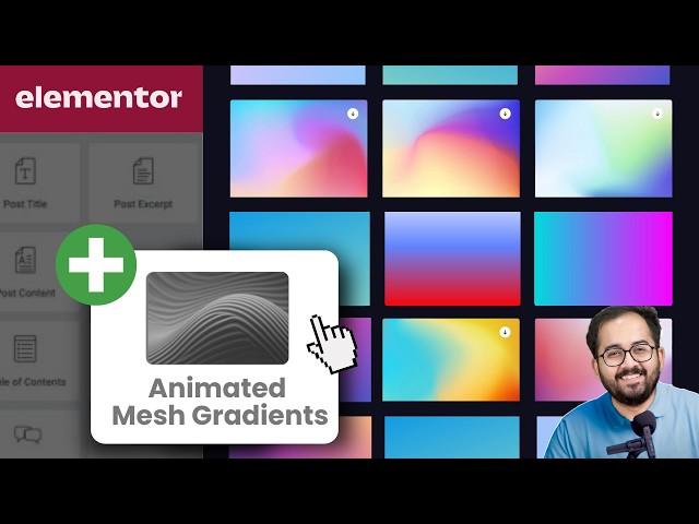 Elementor - STUNNING Mesh Gradient Animated Backgrounds (FREE)