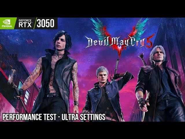 Devil May Cry 5 - RTX 3050 Performance Test - MSI GF63 Thin