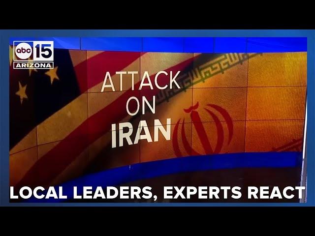 Local leaders and experts react to US striking three Iranian nuclear sites