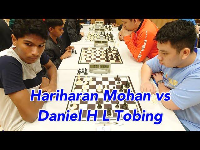 HARIHARAN MOHAN (1842) VS FM DANIEL H L TOBING (2098) | BOARD 5 | ROUND 4 | BLITZ SUNWAY CHESS 2024