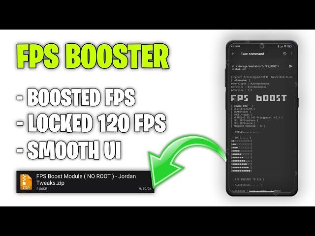 FPS Booster Module NON ROOT!! | No FPS Limit - Max FPS - Fast Touch Response 