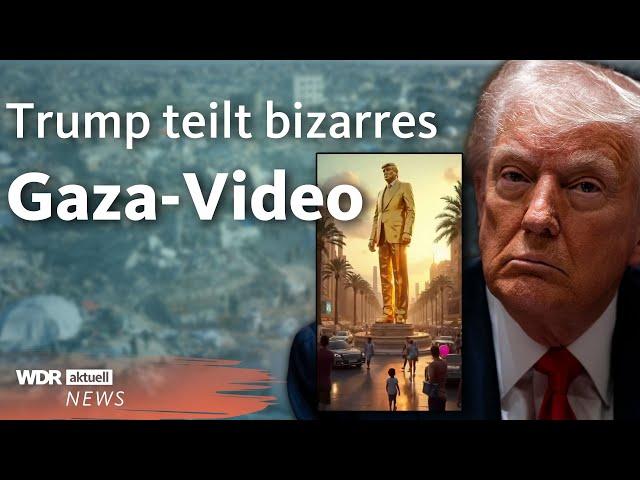 “Trump Gaza”-Video: – Trumps absurder Plan für Gaza | WDR aktuell