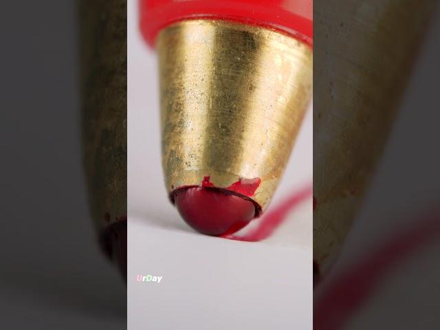 Red ballpoint pen closeup #urday #macro #satisfy