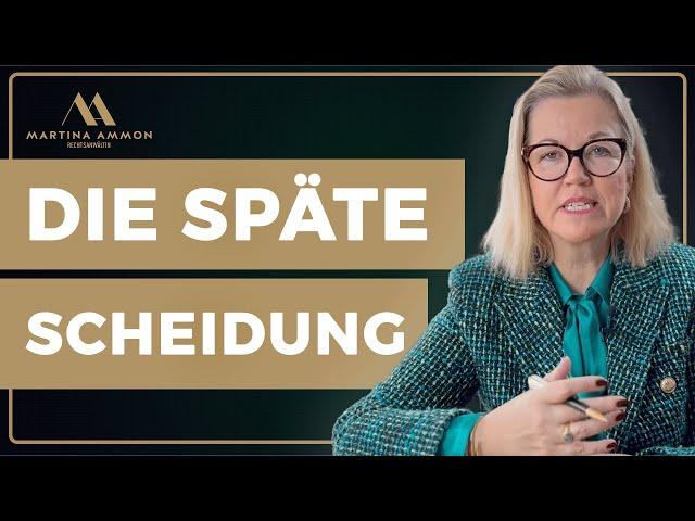 Scheidung mit Ü50+ | Lohnt sich das noch?