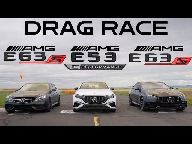 2025 AMG E53 E-Performance vs 2021 AMG E63s vs 2016 AMG E63s