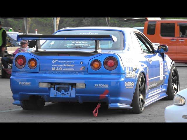 DoriDore Japan 2024 | Custom Cars Leaving