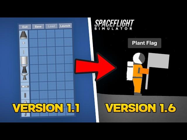 I Played EVERY Update in Spaceflight Simulator | 1.1 - 1.6