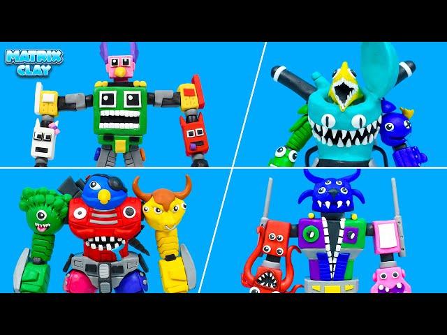 DIY: NEW Transformation Garten of Banban 4 & Rainbow Friend 2 Robot With Clay | Matrix Clay