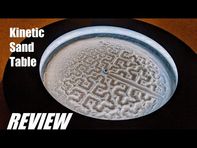 REVIEW: Homedics Drift Kinetic Art Sand Table - Perpetual Motion Machine - Sisyphus Table Rival?