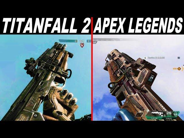 Apex Legends vs Titanfall 2 - Weapons Comparison