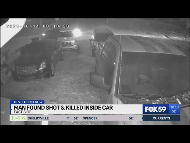 Man shot dead in car on Indy’s east side