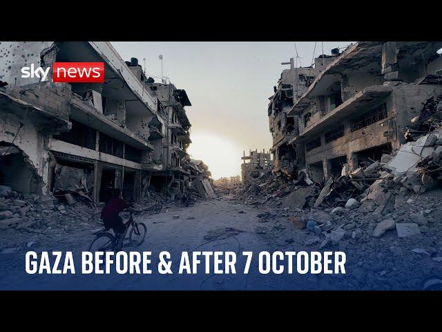 Gaza before and after 7 October | Israel-Hamas War