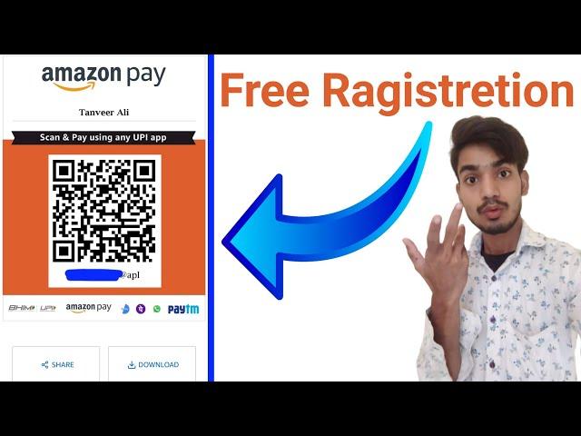 How To Ragister || Amazon Pay For Business || Account QR code || QRPN