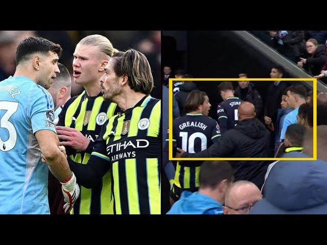 Emi Martinez CRAZY CLASH with Haaland and Grealish in the Tunnel 