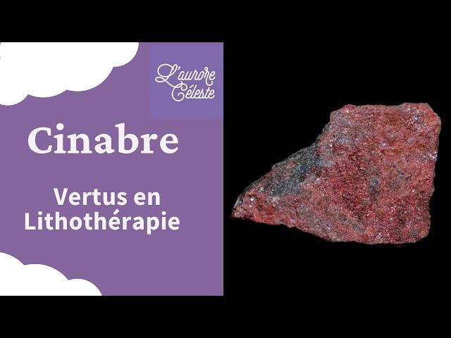 Cinabre Pierre naturelle en Lithothérapie - Aurore Médium - L’ Aurore Céleste