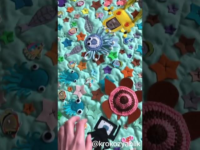 Baby play mat | Toddler activity | Busy board #toddleractivities #fidgettoys #sensoryplay