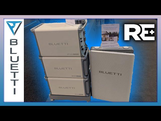 Bluetti UNVEILS NEW EP1300 & IB500 Energy Storage System at RE+ 2024