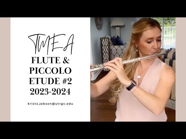 2024 TMEA FLUTE ETUDE 2 Fürstenau Op. 80/3 Eb Major