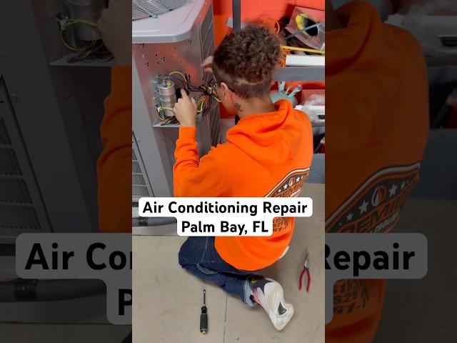 Air Conditioning repair in Palm Bay, Florida. #hvacmaintenance #hvacsolutions #HVAC #hvacrepair