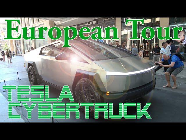 Tesla CYBERTRUCK | The Most Controversial Car in the World? European Tour Mall of Berlin