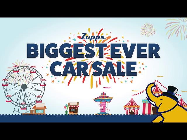 Zupps Biggest Ever Car Sale!