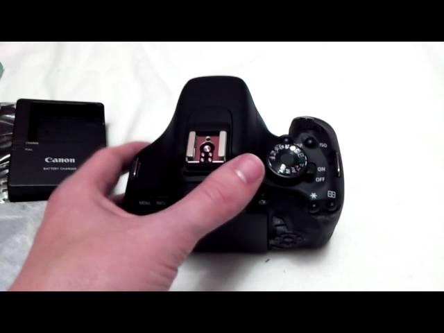 Canon EOS 600D Unboxing und ein paar Infos