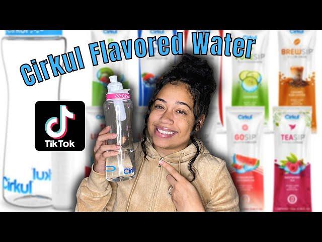 VIRAL TIKTOK CIRKUL WATER BOTTLE REVIEW | 0 Calories | 0 Sugar | Natural Flavors